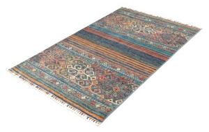 Tappeto Istintia Geometrico Blu Petrolio Mattone 99x152 Cm