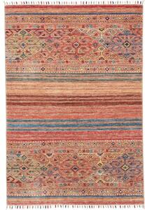 Tappeto Istintia Geometrico Rosso Mattone Blu Cobalto 100x146 Cm