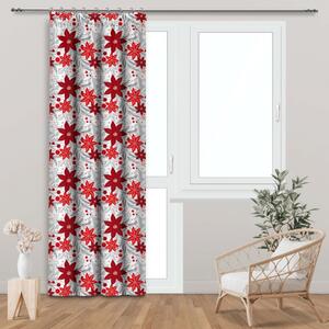 Nastro Jacquard Per Tende Con Ricamo Foglie Di Fico - 3,8m X 6,8cm, Blu E Grigio, V5 192 - Tessuto In Poliestere Per Fai Da Te