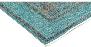 Tappeto Kairo Stilizzato Turchese Blu 103x150 Cm