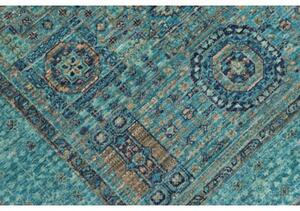 Tappeto Kairo Stilizzato Turchese Blu 103x150 Cm