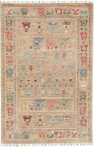 Tappeto Istintia Figurativo Beige Multicolore 100x150 Cm