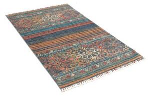 Tappeto Istintia Geometrico Blu Petrolio Mattone 99x152 Cm