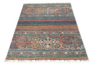 Tappeto Istintia Geometrico Blu Petrolio Mattone 99x152 Cm