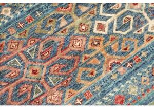 Tappeto Istintia Geometrico Blu Petrolio Mattone 99x152 Cm