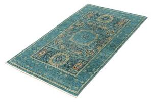 Tappeto Kairo Geometrico Verde Petrolio Beige 77x126 Cm