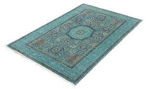 Tappeto Kairo Stilizzato Turchese Blu 103x150 Cm