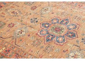 Tappeto Kazak Fine Stilizzato Ruggine Blu 126x192 Cm