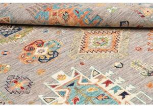 Tappeto Floralia Geometrico Grigio Multicolore 126x180 Cm