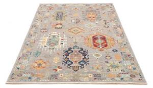 Tappeto Floralia Geometrico Grigio Multicolore 126x180 Cm