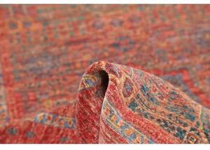 Tappeto Kairo Stilizzato Rosso Mattone Blu Petrolio 99x149 Cm
