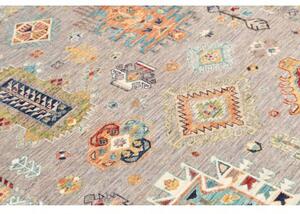 Tappeto Floralia Geometrico Grigio Multicolore 126x180 Cm