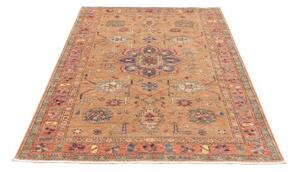 Tappeto Kazak Fine Stilizzato Ruggine Blu 126x192 Cm