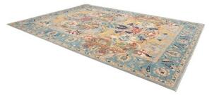 Tappeto Floralia Stilizzato Celeste Beige 300x425 Cm