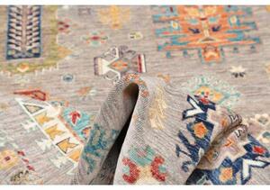 Tappeto Floralia Geometrico Grigio Multicolore 126x180 Cm
