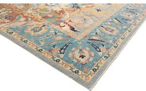 Tappeto Floralia Stilizzato Celeste Beige 300x425 Cm