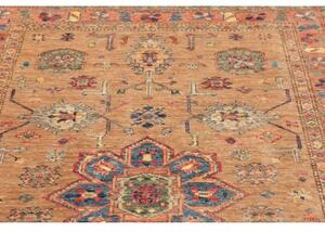Tappeto Kazak Fine Stilizzato Ruggine Blu 126x192 Cm