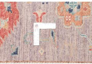 Tappeto Kazak Fine Stilizzato Grigio Tortora Multicolore 151x206 Cm