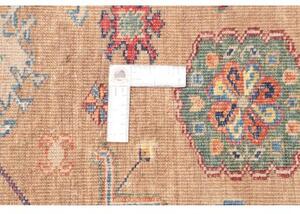 Tappeto Kazak Fine Stilizzato Ruggine Blu 126x192 Cm