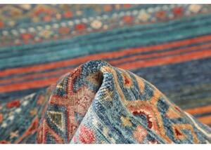 Tappeto Istintia Geometrico Blu Petrolio Mattone 99x152 Cm