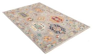 Tappeto Floralia Geometrico Grigio Multicolore 126x180 Cm