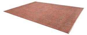 Tappeto Kairo Geometrico Rosso Mattone Blu Avio 272x377 Cm