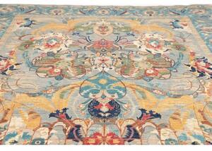Tappeto Floralia Stilizzato Celeste Beige 300x425 Cm