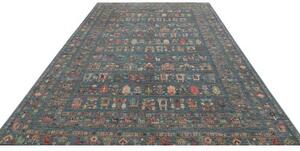 Tappeto Istintia Figurativo Blu Rosso Mattone 248x347 Cm