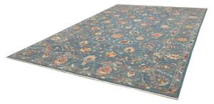 Tappeto Zigler Fine Floreale Azzurro Beige 270x368 Cm