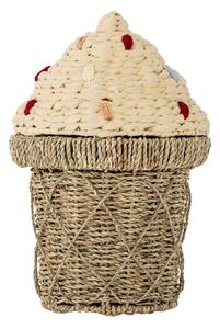 Cesta per giochi da bambino di colore naturale in erba marina ø 28x41 cm Cillie – Bloomingville Mini