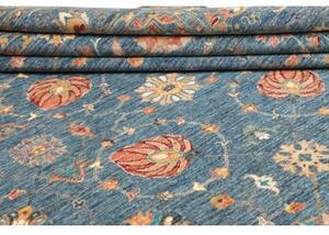 Tappeto Zigler Fine Floreale Azzurro Beige 270x368 Cm