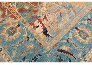 Tappeto Floralia Stilizzato Celeste Beige 300x425 Cm