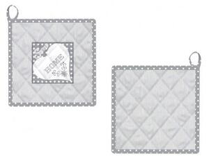 Guanto per forno + presina Home grigio
