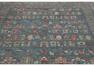 Tappeto Istintia Figurativo Blu Rosso Mattone 248x347 Cm