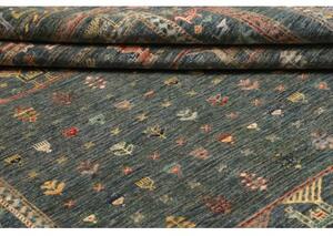 Tappeto Istintia Figurativo Blu Petrolio Multicolore 203x242 Cm