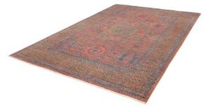 Tappeto Kairo Medaglione Terracotta Azzurro 210x301 Cm
