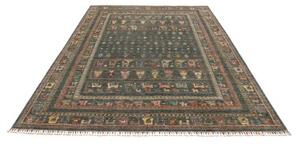 Tappeto Istintia Figurativo Blu Petrolio Multicolore 203x242 Cm