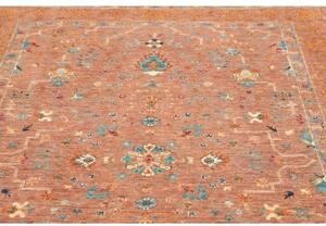 Tappeto Zigler Fine Stilizzato Ruggine Azzurro 166x238 Cm