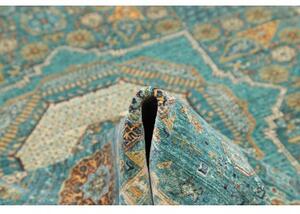 Tappeto Kairo Stilizzato Verde Petrolio Beige 169x240 Cm
