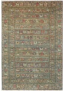 Tappeto Istintia Figurativo Verde Petrolio Multicolore 201x292 Cm