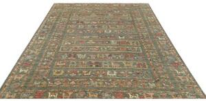 Tappeto Istintia Figurativo Verde Petrolio Multicolore 201x292 Cm