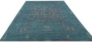 Tappeto Kairo Stilizzato Verde Petrolio Blu 210x294 Cm