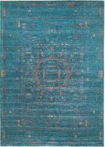 Tappeto Kairo Stilizzato Verde Petrolio Blu 210x294 Cm