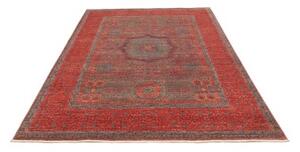 Tappeto Kairo Stilizzato Rosso Mattone Blu Petrolio 175x240 Cm