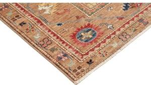 Tappeto Kazak Fine Stilizzato Ocra Blu 171x236 Cm
