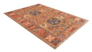 Tappeto Kazak Fine Stilizzato Ruggine Blu 174x236 Cm