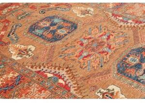 Tappeto Kazak Fine Stilizzato Ruggine Blu 174x236 Cm
