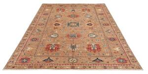 Tappeto Kazak Fine Stilizzato Ocra Blu 171x236 Cm