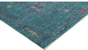Tappeto Kairo Stilizzato Verde Petrolio Blu 210x294 Cm