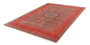 Tappeto Kairo Stilizzato Rosso Mattone Blu Petrolio 175x240 Cm